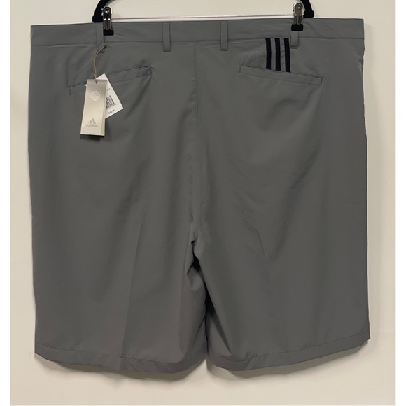 NWT Men's adidas Climalite 10.5" Performance Golf Shorts Grey Big & Tall Size 54 - Picture 4 of 5